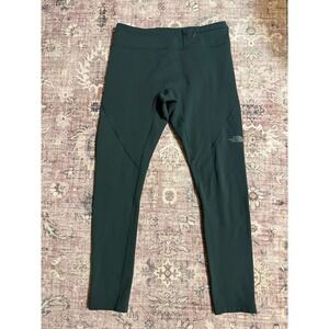 The North Face Womens Winter Warm Green Fleece Lined Leggings NF0A2TII Medium